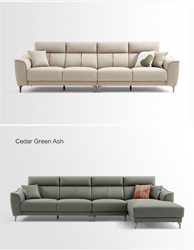 Linsy Leather Sofa Set Furniture Living Room Dark Green Leather Sofa Design S100