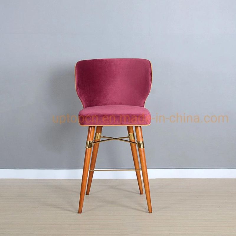 Restaurant Furniture Leather Louis Bar Chairs for Sale (SP-BS438)