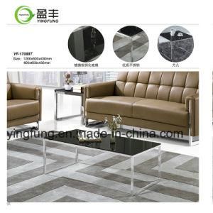 Modern Home Furniture Tempered Glass Coffee Desk Yf-T17088