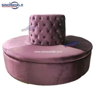 Center Round Booth Sofa for Wedding Party Ceremony Hall
