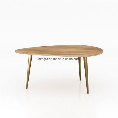 Hot Selling Elegant Design Metal MDF Top Coffee Table for Living Room Furniture