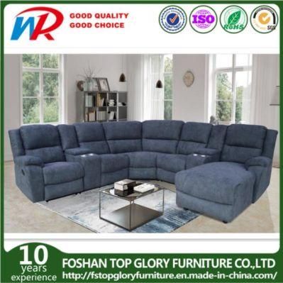 Modern Sectional Sofa with Lounger Chaise Living Room Furniture