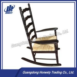 Cy112 Popular Rubber Wood Rocking Chair
