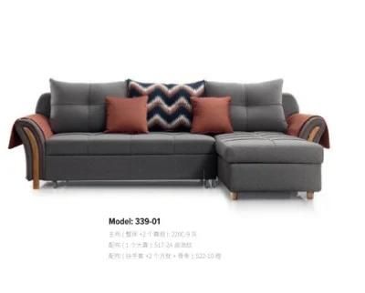 Hot Sale Living Room Furniture Folding Sofa Bed with Storage TG-C339