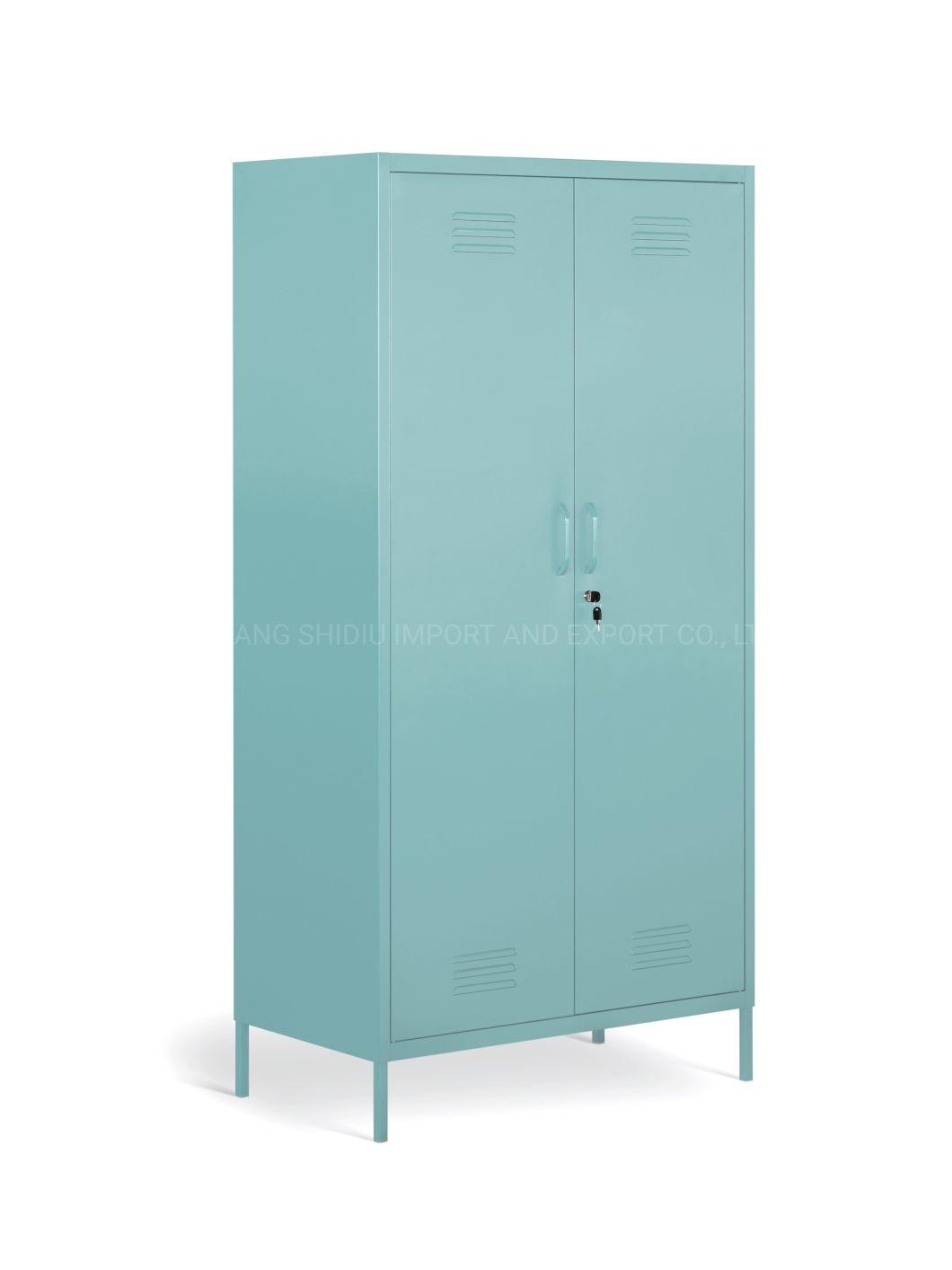 Knock Down Home Storage Armoire Wardrobe with Standing Feet