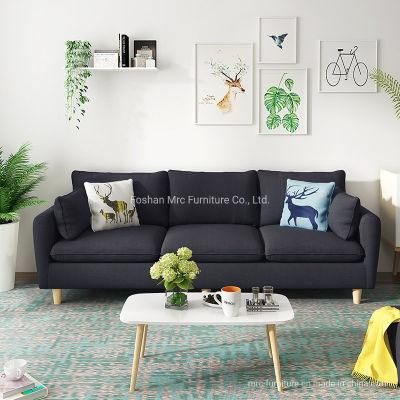 Home Furniture Living Room Hotel Sofa L Shape Modern Simple New Design Grey Fabric Adjustable Foldable Storage Leisure Sofa Bed for Apartment