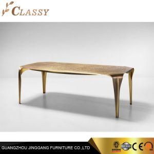 Antique Rectangle Brass Polished Table