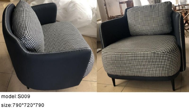 Classic Modern Home Swallow Gird Stainless Steel Single Sofa Chair