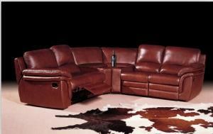 Recliner Leather Sectional Sofa with Corner for Sofa Set