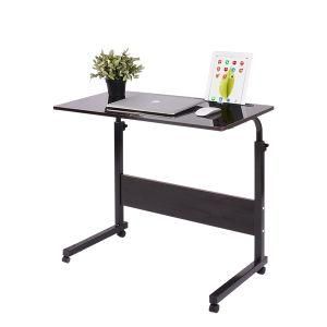 Wholesale Furniture Black Walnut Adjustable Height Mobile Home Desk Modern Simple Computer Desk Laptop Table Adjustable (height)
