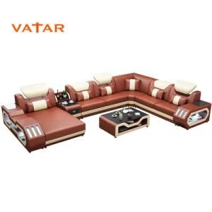 Vatar Luxury Living Room Sofa Waterproof Wooden Furniture Optional Fabric Living Room Sofas