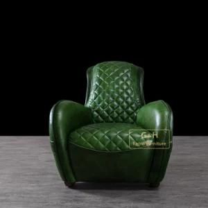 Leather Leisure Living Room Chair with Aemrest