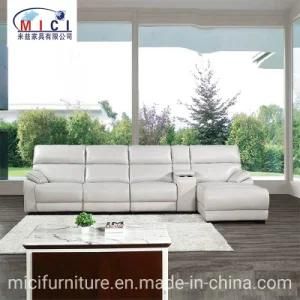 Leisure Living Room L Shape Recliner Leather Sofa