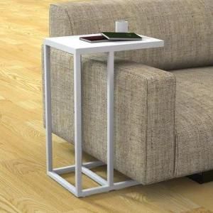 Iron Side Table with Black Metal Top Modern Bed Side Table Living Room Decorative Metal Furniture Accent Table for Sale