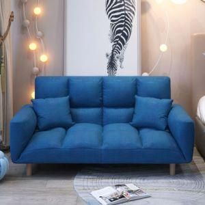 Simple Design Lazy Sofa Yellow Blue Small Family Double Tatami Bedroom Small Sofa Simple Foldable Single Sofa Bed