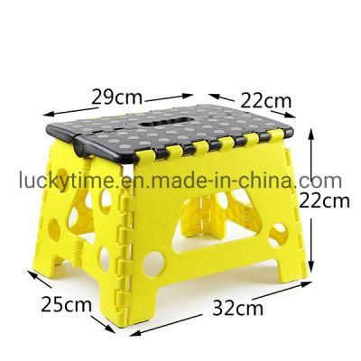 22 High Folding Stool with Cushioned Feet for Children