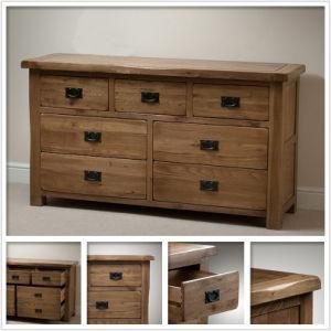 Solid Wood Cabinet, Solid Oak Cabinet, Wooden 3+4drawer Cabinet