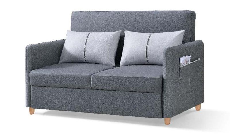 Fpshan Factory Wholesale Apartment Living Room Solid Wood Frame Sofa Cum Bed Modern Hotel Bedroom Foldable Sofa Bed with Storage