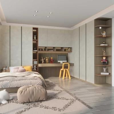 Wholesale Price Free 3D Design Whole House Furniture Customization Modern Modular OSB Woods Wardrobe Cabinets
