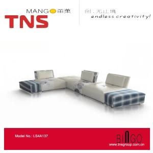 Home Furniture Modern Functional Leather Sofa (LS4A137)