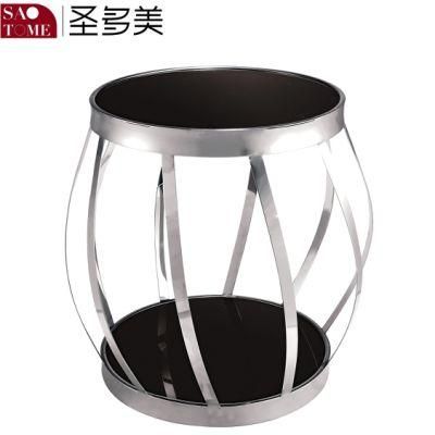 Home Living Room Furniture Practical Glass Round Table