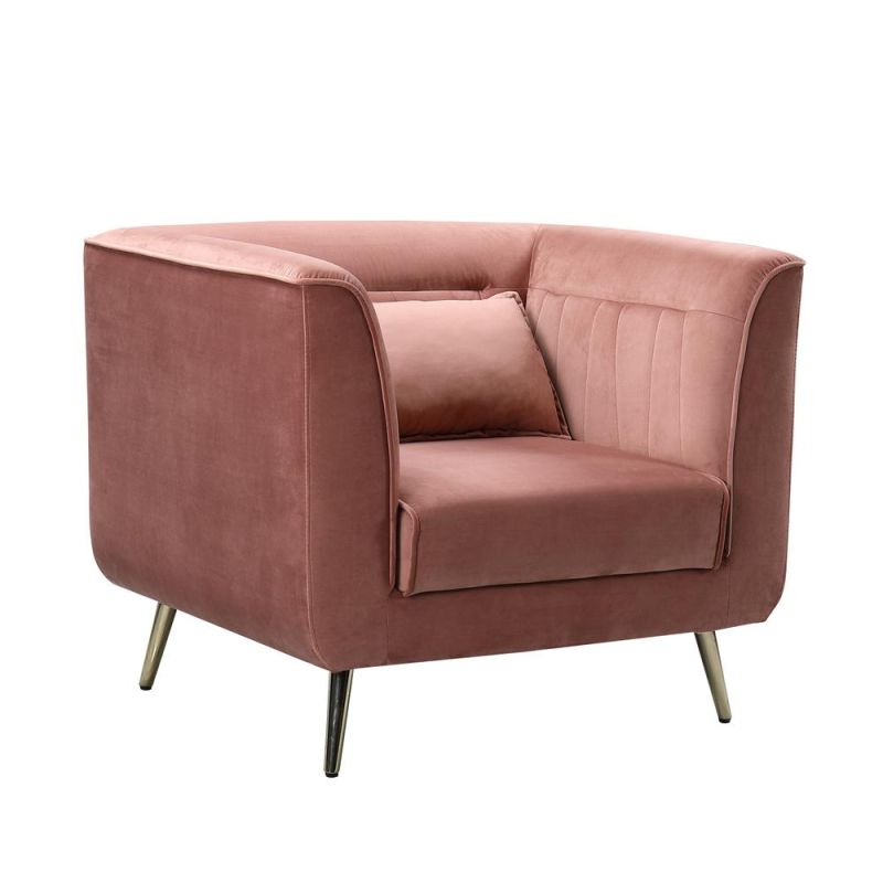 Nova Home Design Living Room 3 Seater Vintage Velvet Sofa Red Color Couch