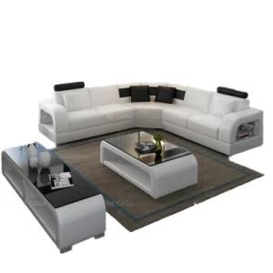Wholesale Italian Modern Living Room Furniture Leather Sofa