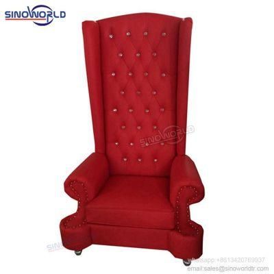 Hot Sale Wedding King Throne Dining Chair Furniture High Back for Living Room