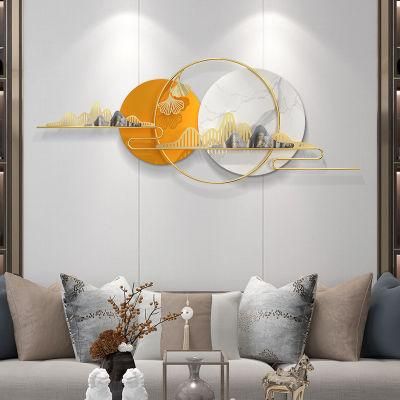 Wall Hanging Decoration Creative Fashion Iron Wall Decoration Three-Dimensional Wall Decoration