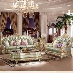 European Home Furniture Leather Sofa Set