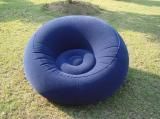 High Quality PVC Inflatable Flocked Sofa