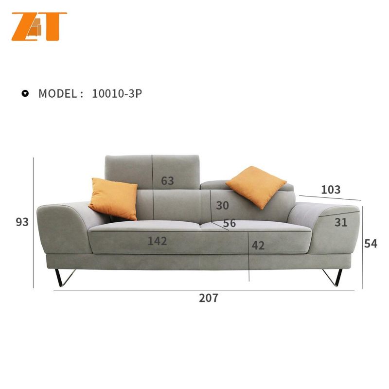 Customized Interior Design Upholstery Hotel Living Room Sofa