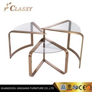 Metal Glass End Table Home Furniture Use Livingroom Furniture Coffee Table