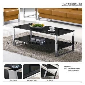 Modern Home Furniture Tempered Glass Tea Table