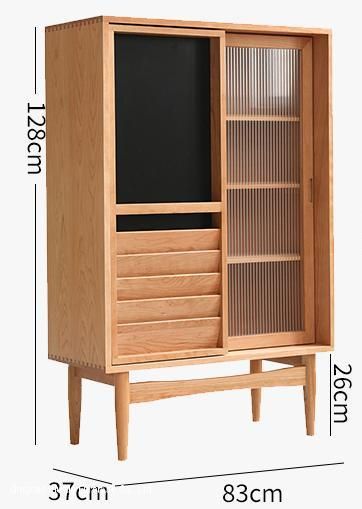 Living Room Furniture Solid Wood Furniture Storage Cabinet Book Cabinet