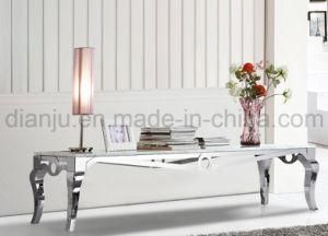 Modern Furniture Stainless Steel Marble TV Stand (S8113)
