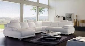 Leather Sectional Sofa (S6309)