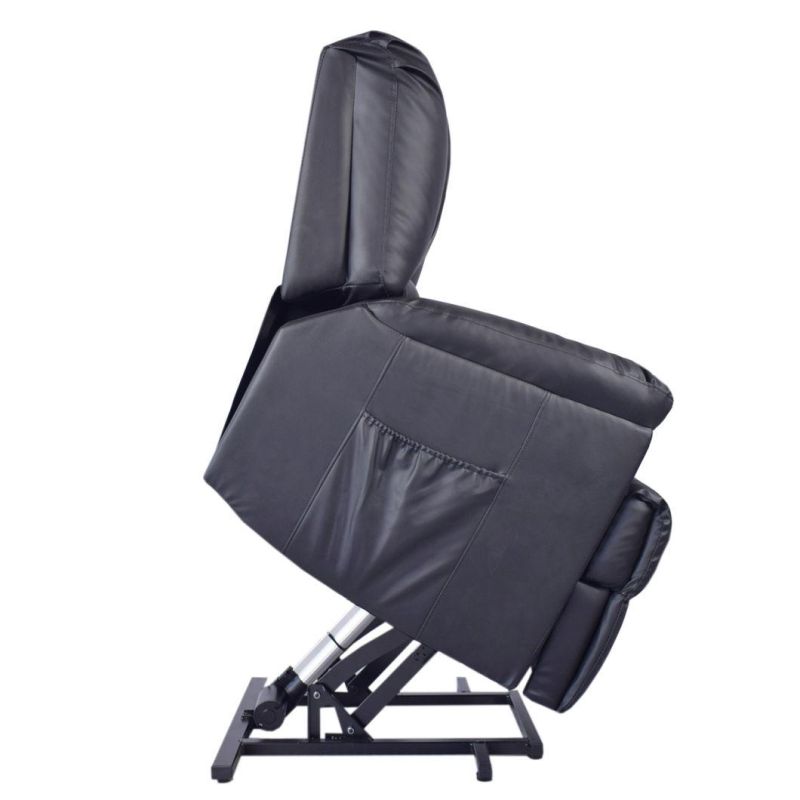 Jky Furniture Zero Gravity High Adjustable Leather Power Lift (Riser) Recliner Chair with Dual German Brand Okin Motor for The Elderly and Disabled