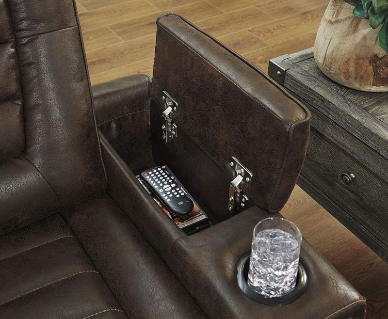 Jky Furniture Luxury Leather Home Cinema Power Recliner Sofa Set with Customerization Functions