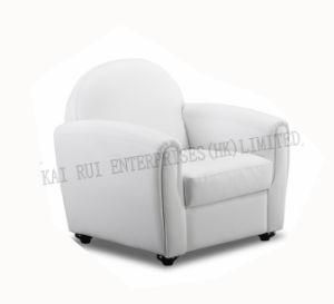 Modern Home Hotel Furniture White PU Sofa Leisure Chair
