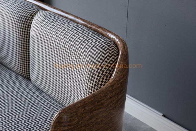 Hotsale Hotel Bedroom Furniture with Fabric Sofa Tea Table Chair