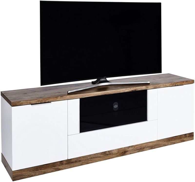 High Quality Wooden Metal Living Room Furniture Wood MDF Top TV Cabinet Stand with Drawer