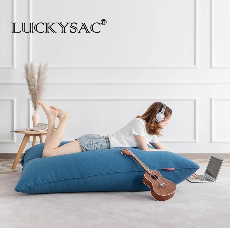 Wholesale Bean Bag Sofa Living Room Chair with Removeable Pillow Cover Size