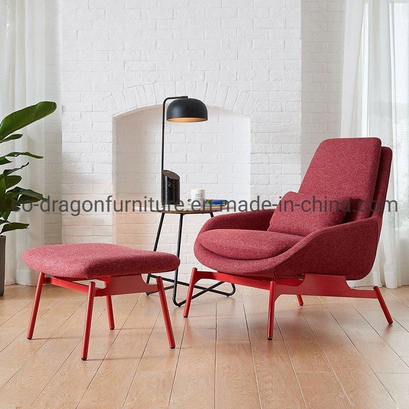 Modern Fashion Leisure Chair with Metal Legs for Home Furniture