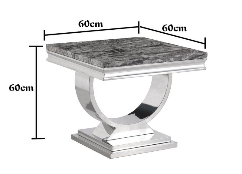 Stylish Rectangle Rectangle Table Home Furniture Modern Glass Top Coffee Shop Table with Metal Legs
