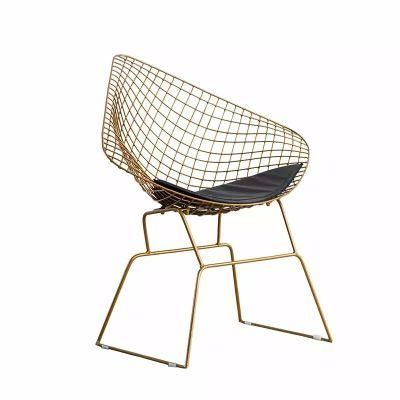 Leaf Chair Royal Ophanghaak Stoel Ultra-Modern-Furniture Dinner Ware+Sets Maratti Big Chair Lobster Wedding Gold Wire Seating Chair