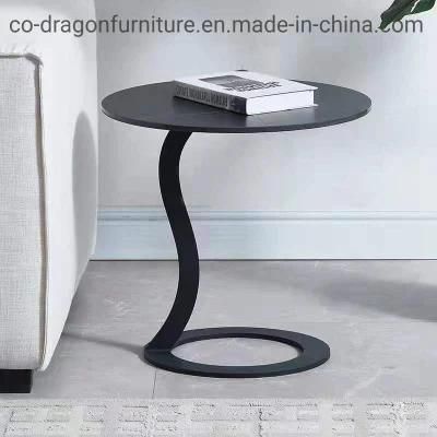 Luxury Wholesale Home Furniture Steel Side Table with Marble Top