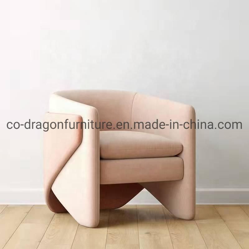 2022 New Design Home Furniture Fabric Wooden Frame Leisure Chair