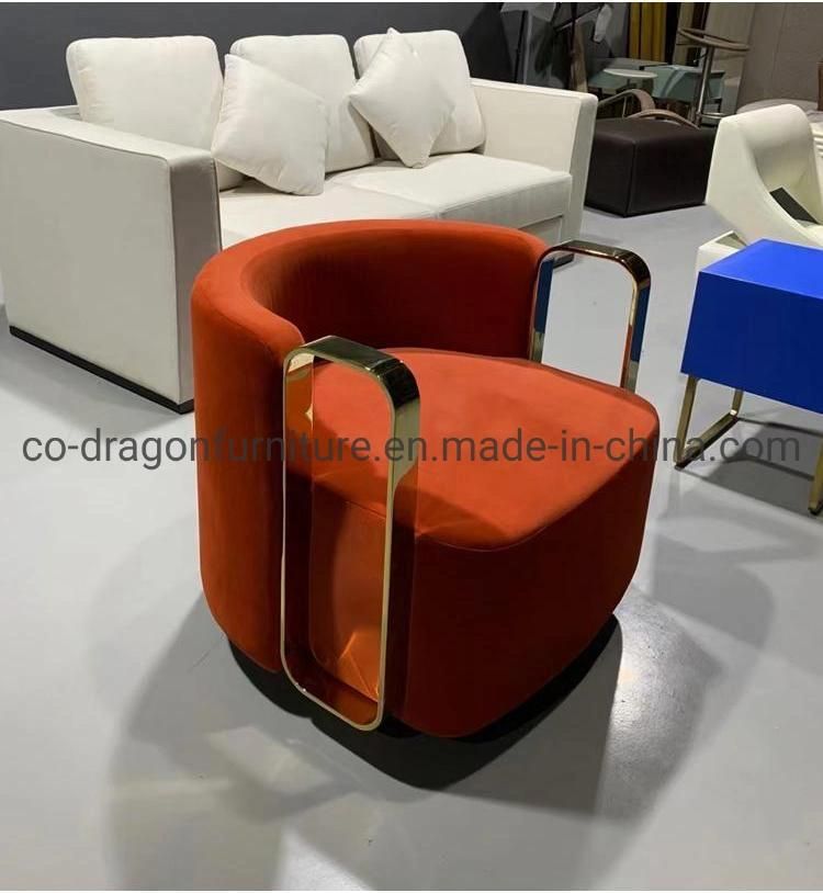Hot Sale Home Furniture Swivel Fabric Simple Leisure Sofa Chair