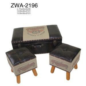 Muti-Function Indoor Storage Stools Ottoman Sets